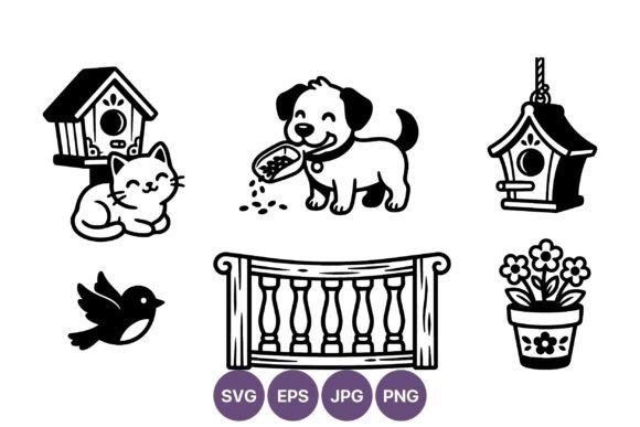 Charming Pet Graphics & Illustrations for Local Brands