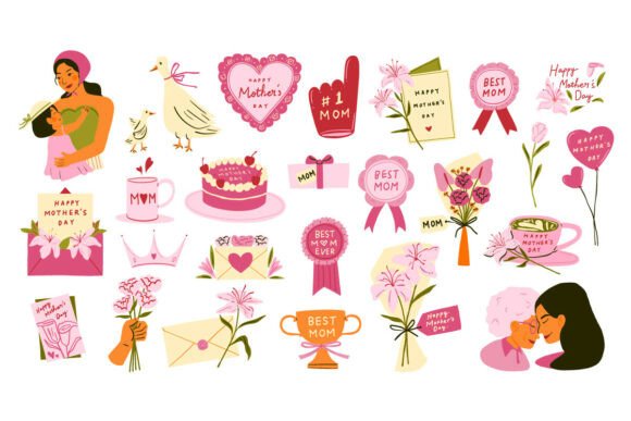 Mother Day Doodle Graphics & Illustrations Review