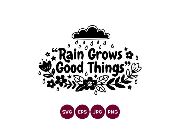 Rain Grows Good Things Graphics: Editorial Illustrations Review