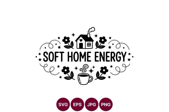 Soft Home Energy: Cozy Graphics & Illustrations