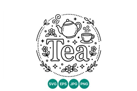 Tea Lettering Vector: Premium Graphics & Illustrations