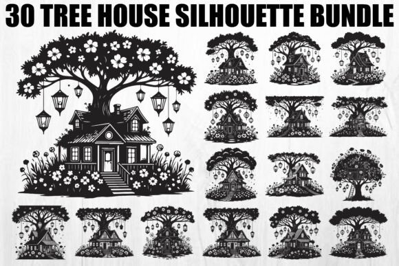 Tree House Silhouette SVG Bundle: A Designer's Review