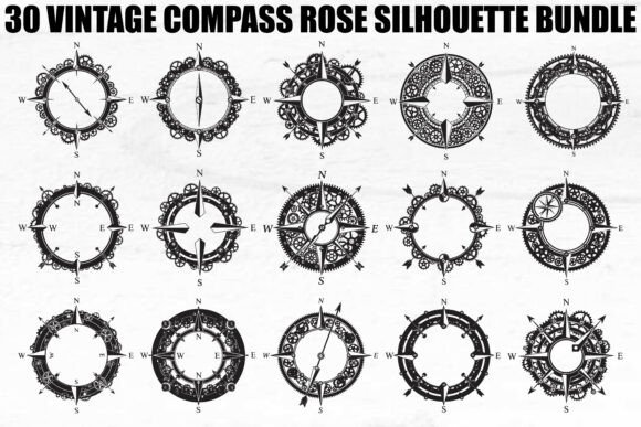Vintage Compass Rose SVG Bundle: A Designer's Review
